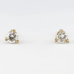'100 Ways' 14k Yellow Gold Diamond Martini Studs | 1/4 ctw |