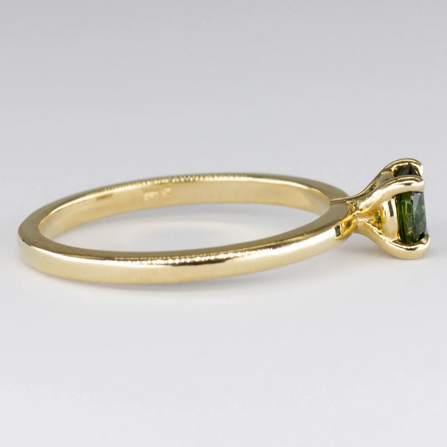 '100 Ways' 14k Yellow Gold Sapphire Solitaire Ring | 0.30ct | SZ 6.75