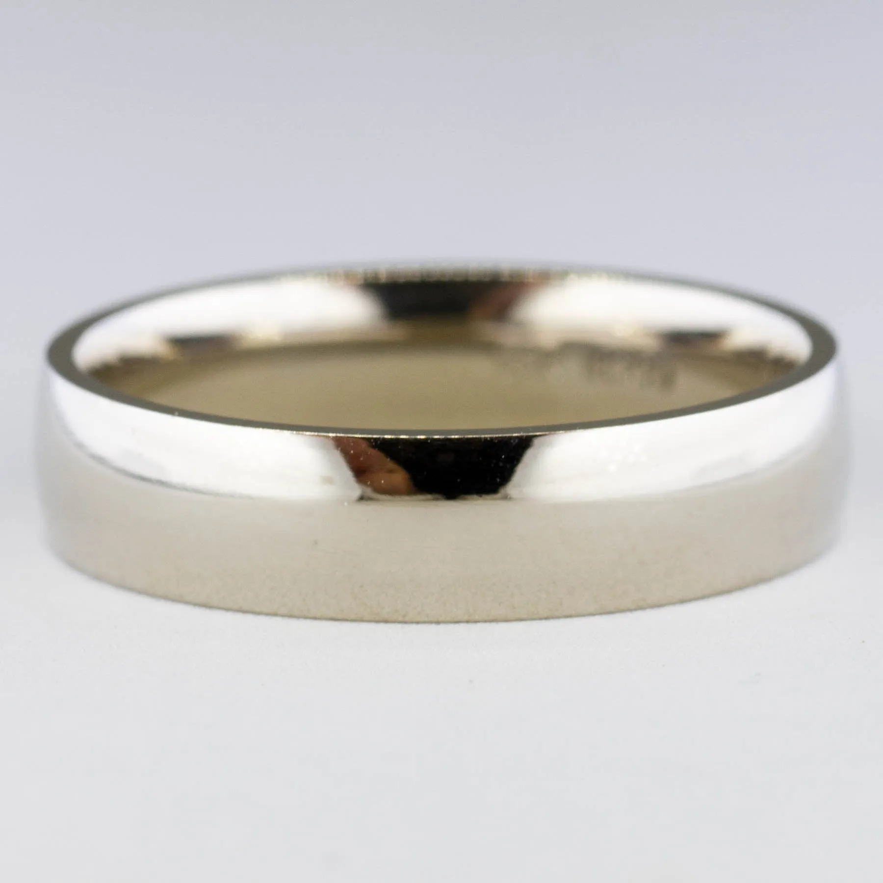 '100 Ways' 18k White Gold Band | 5mm