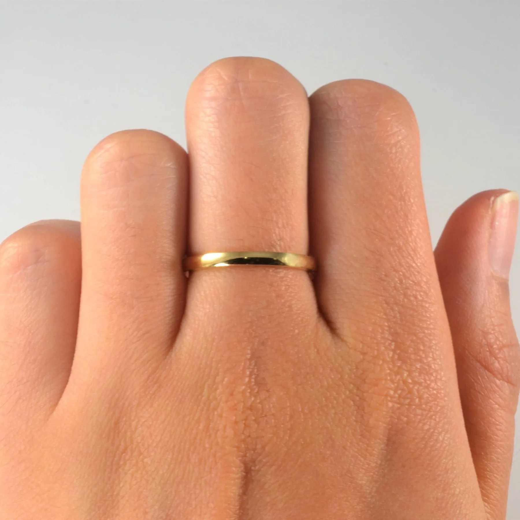 '100 Ways' 18K Yellow Gold Band | 2mm