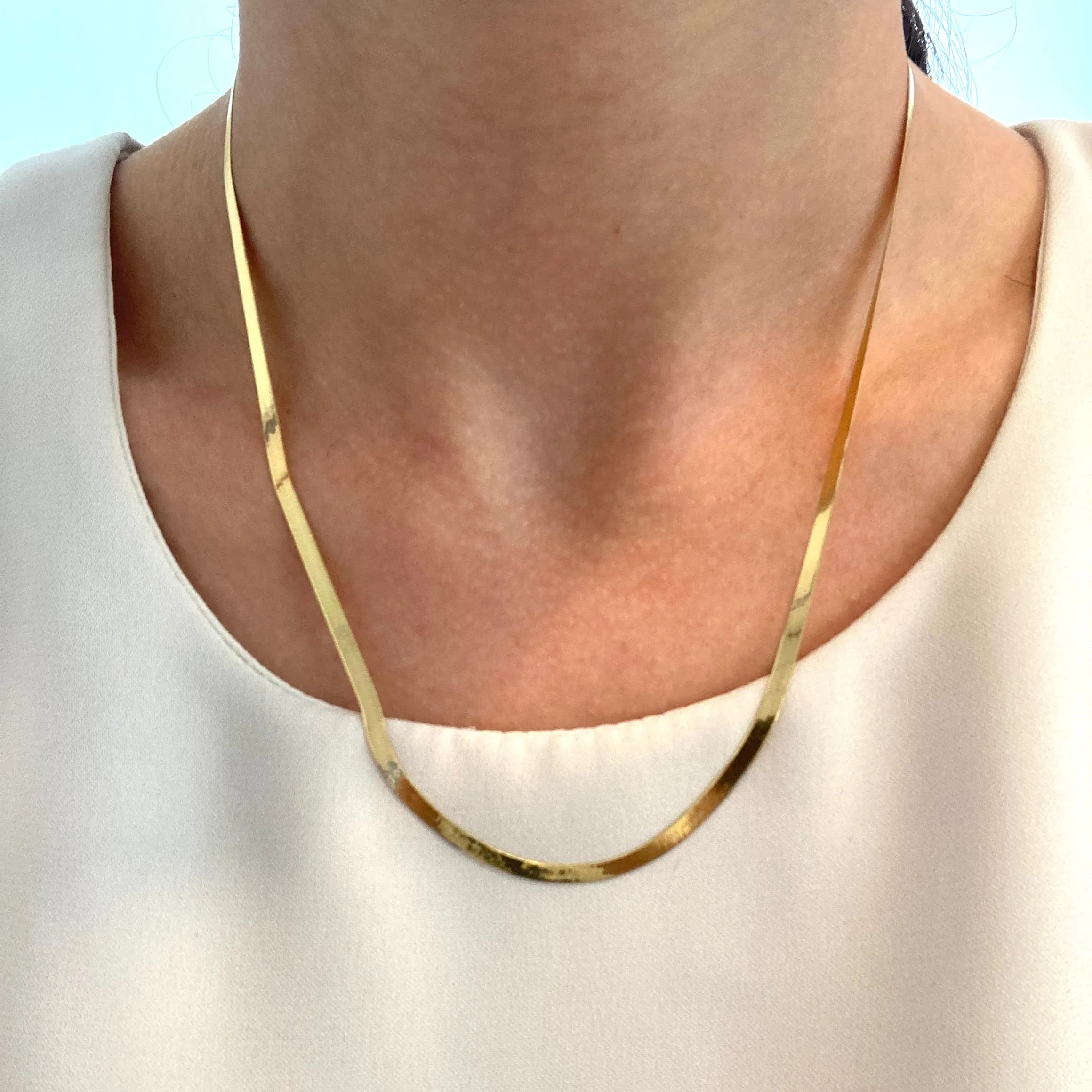 '100 Ways' 4mm Herringbone Chain | 18" |