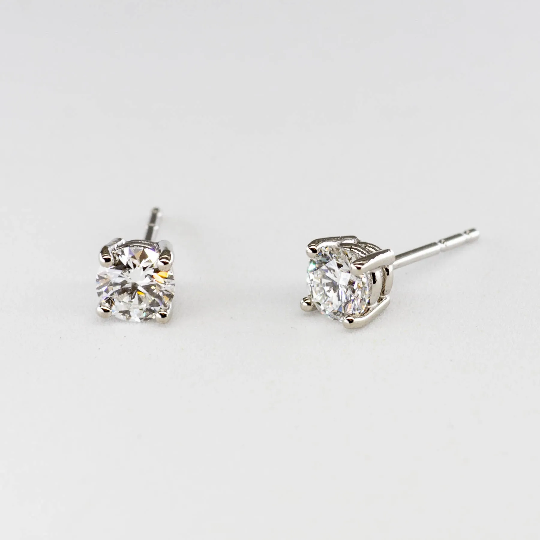 '100 Ways' Diamond Studs in White or Yellow Gold | 2/3 carat | Options Available |