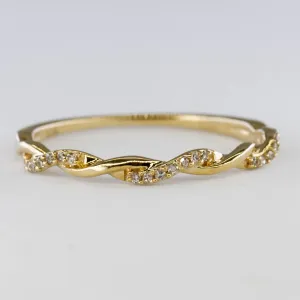 '100 Ways' Diamond Twist Bands | Options Available | SZ 7 |