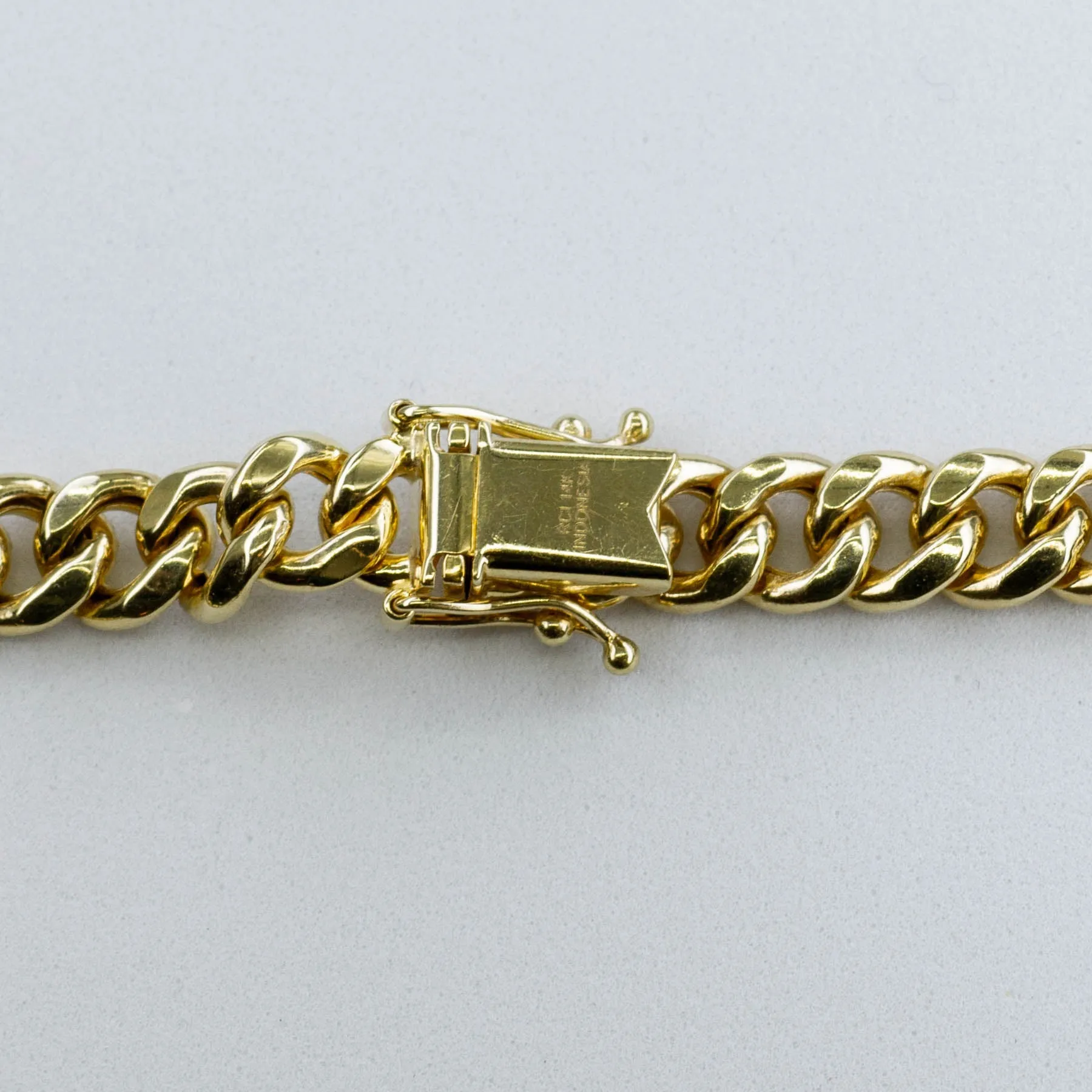 '100 Ways' Miami Cuban Link Bracelet | 8" |