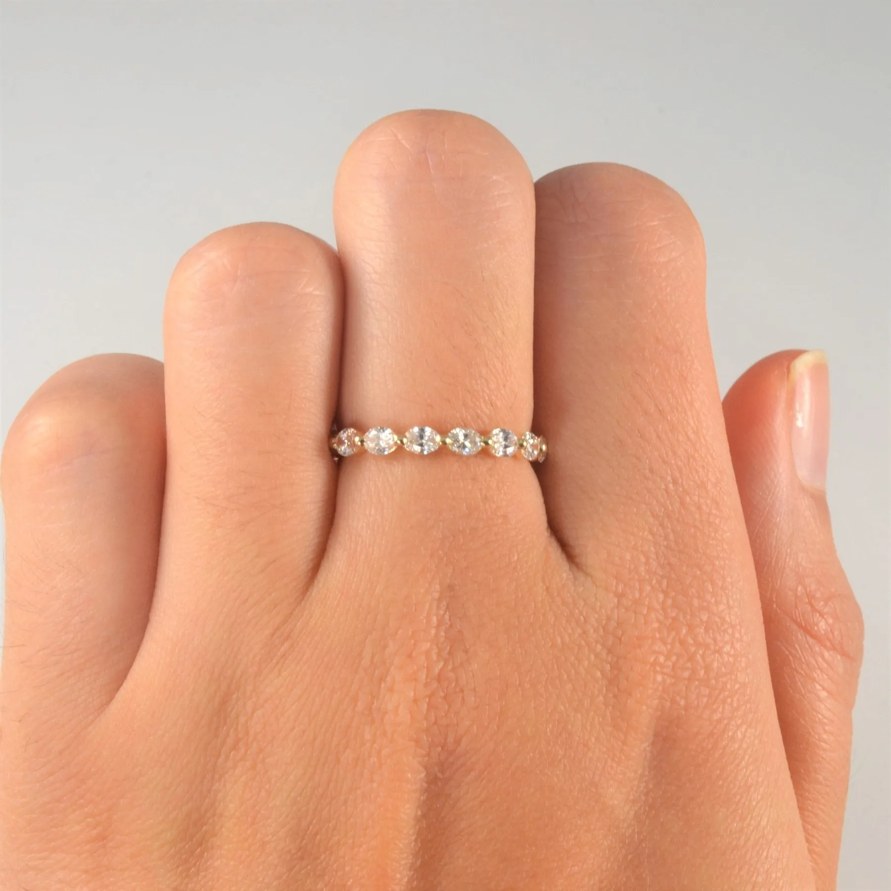 '100 Ways' Semi Eternity Marquise Diamond Band | Options Available | 0.75ctw |