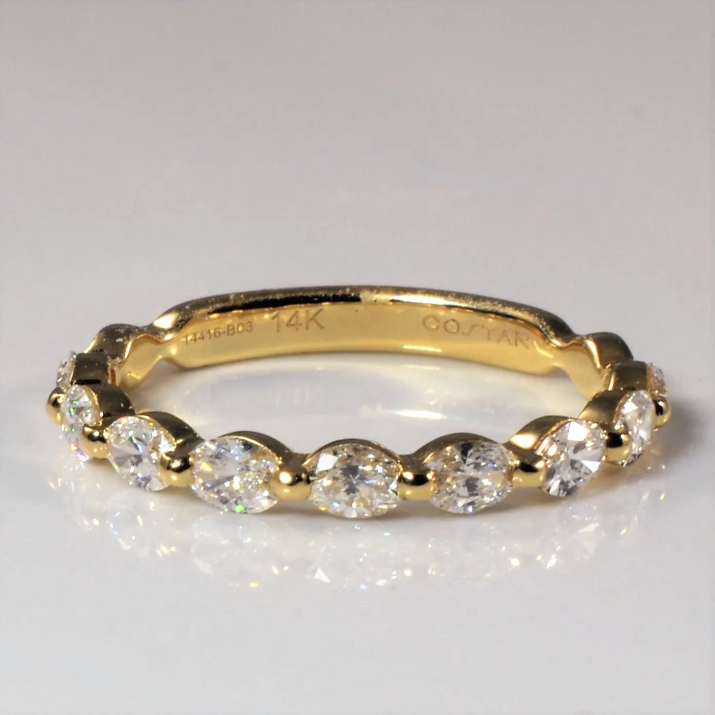 '100 Ways' Semi Eternity Marquise Diamond Band | Options Available | 0.75ctw |