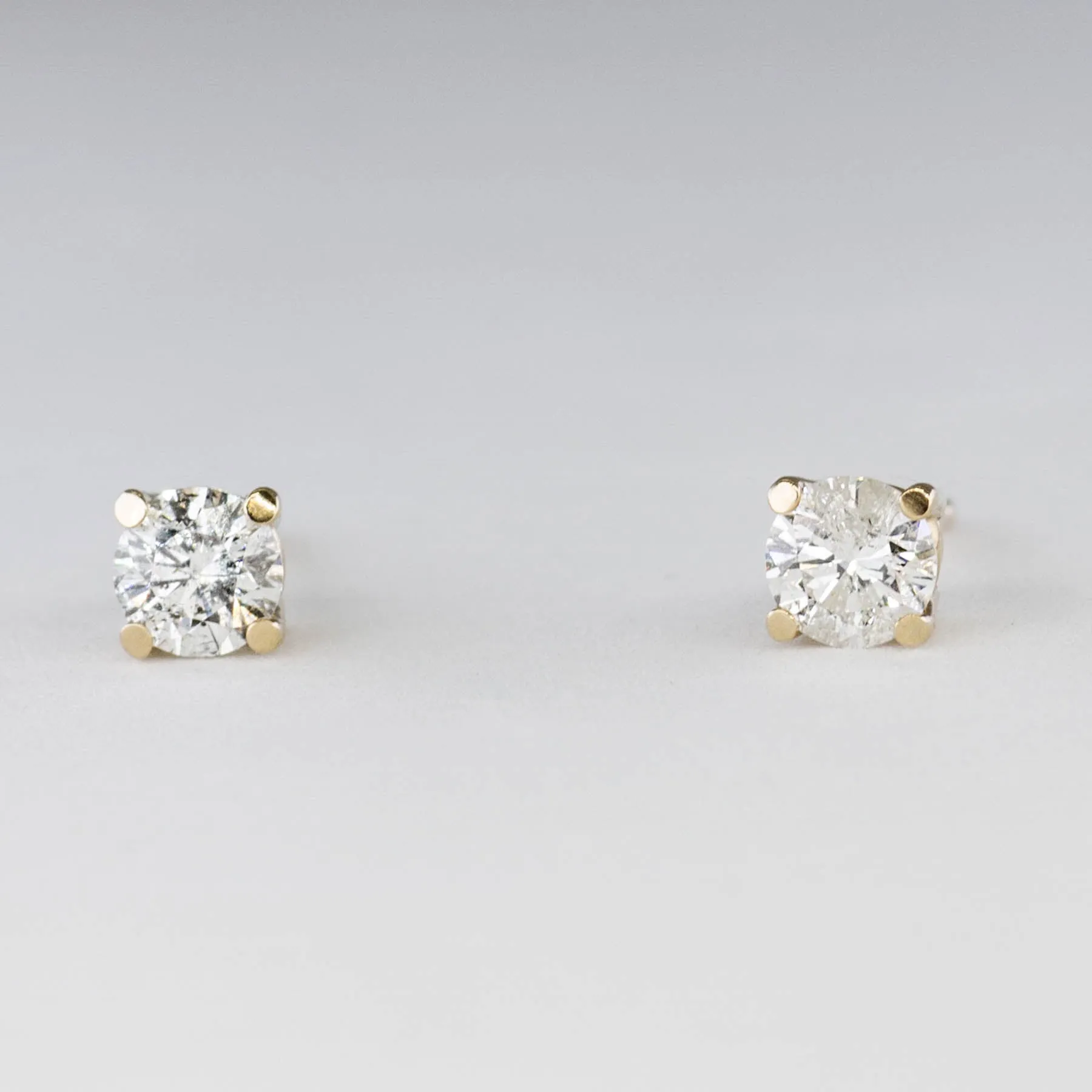 100 Ways Yellow Gold Diamond Studs | 0.47 tcw |