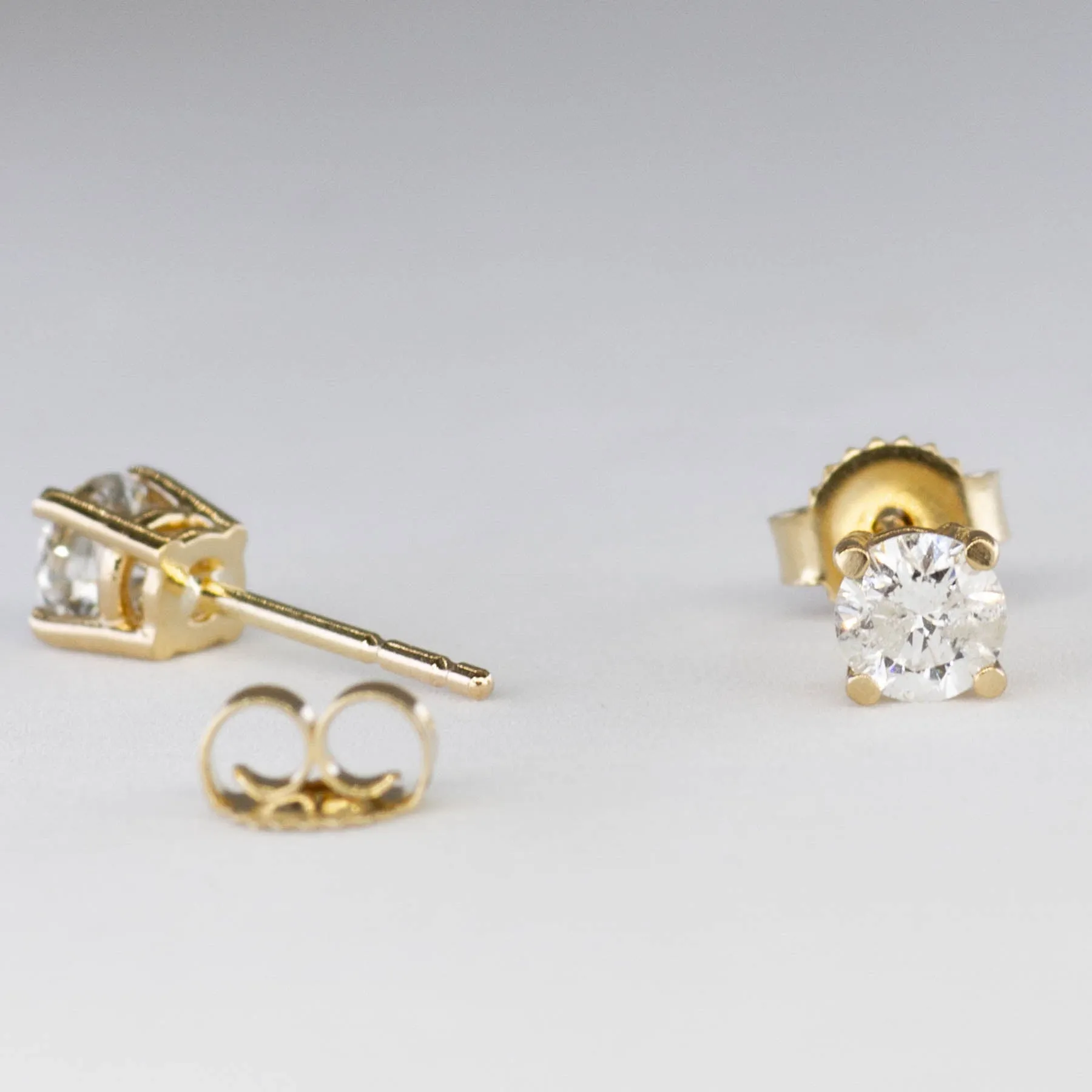 100 Ways Yellow Gold Diamond Studs | 0.47 tcw |