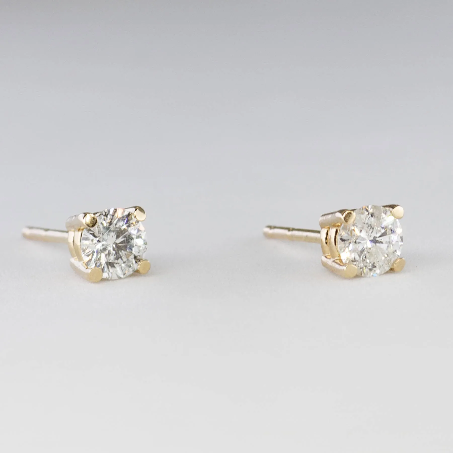 100 Ways Yellow Gold Diamond Studs | 0.47 tcw |