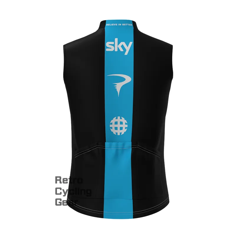 2013 sky Fleece Retro Cycling Vest