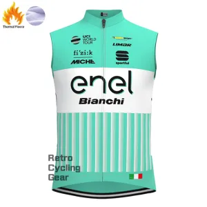 2017 Enel  Bianchi Fleece Cycling Vest