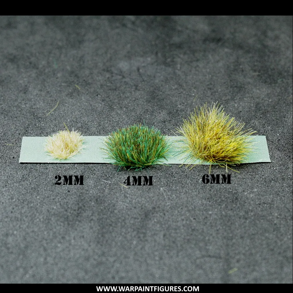 2mm 4mm & 6mm Four Seasons Static Grass Tufts