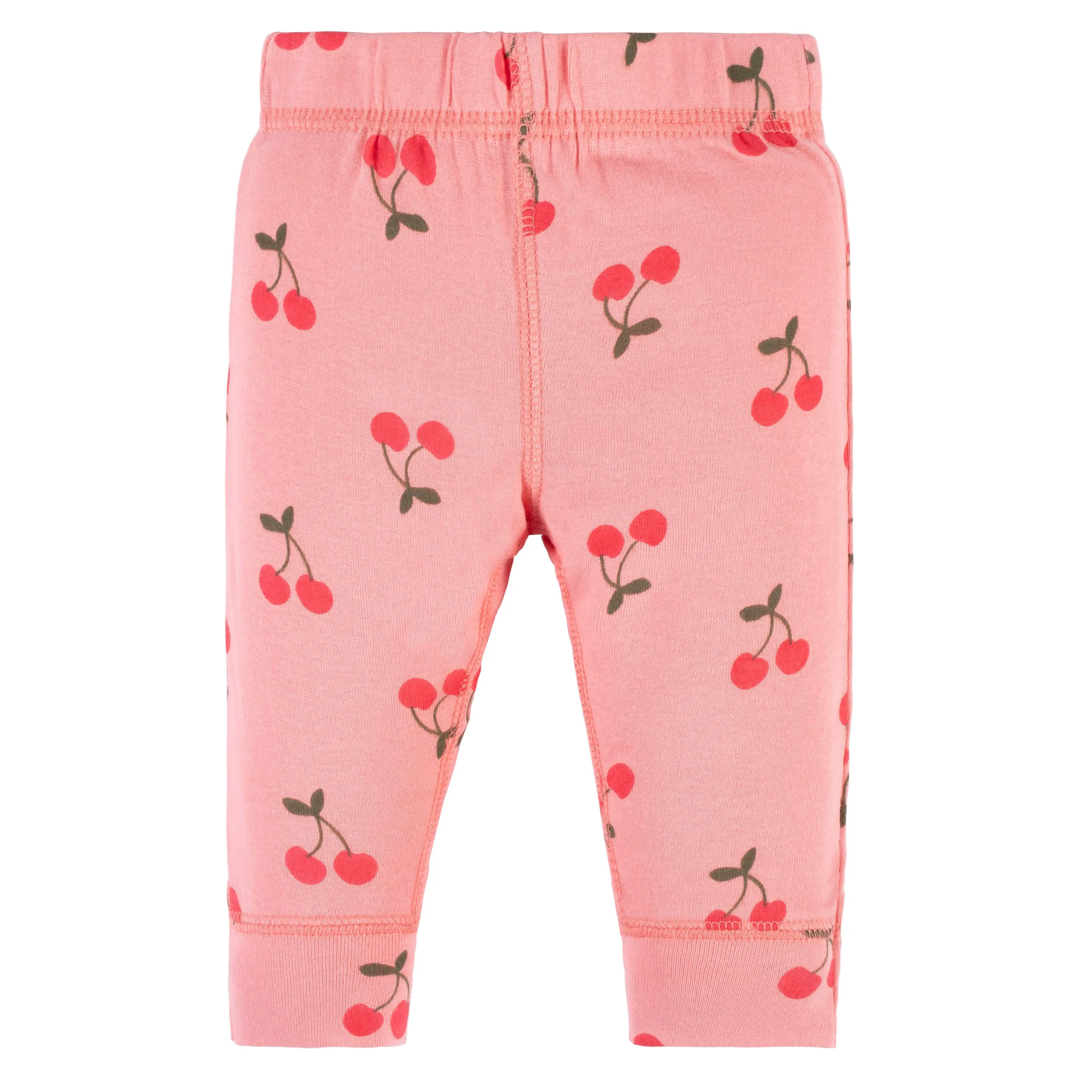 3-Piece Baby Girls Cherry Kisses Short Sleeve Onesies® Bodysuits & Pants Set