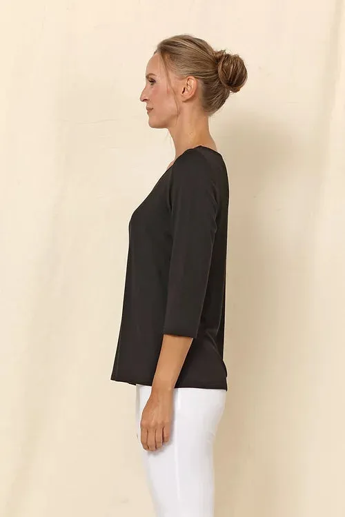 3/4 Sleeve Basic Top - B2200