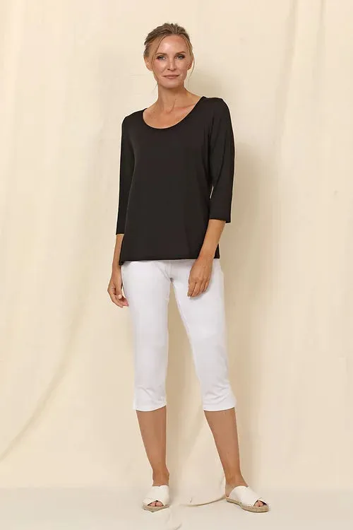 3/4 Sleeve Basic Top - B2200