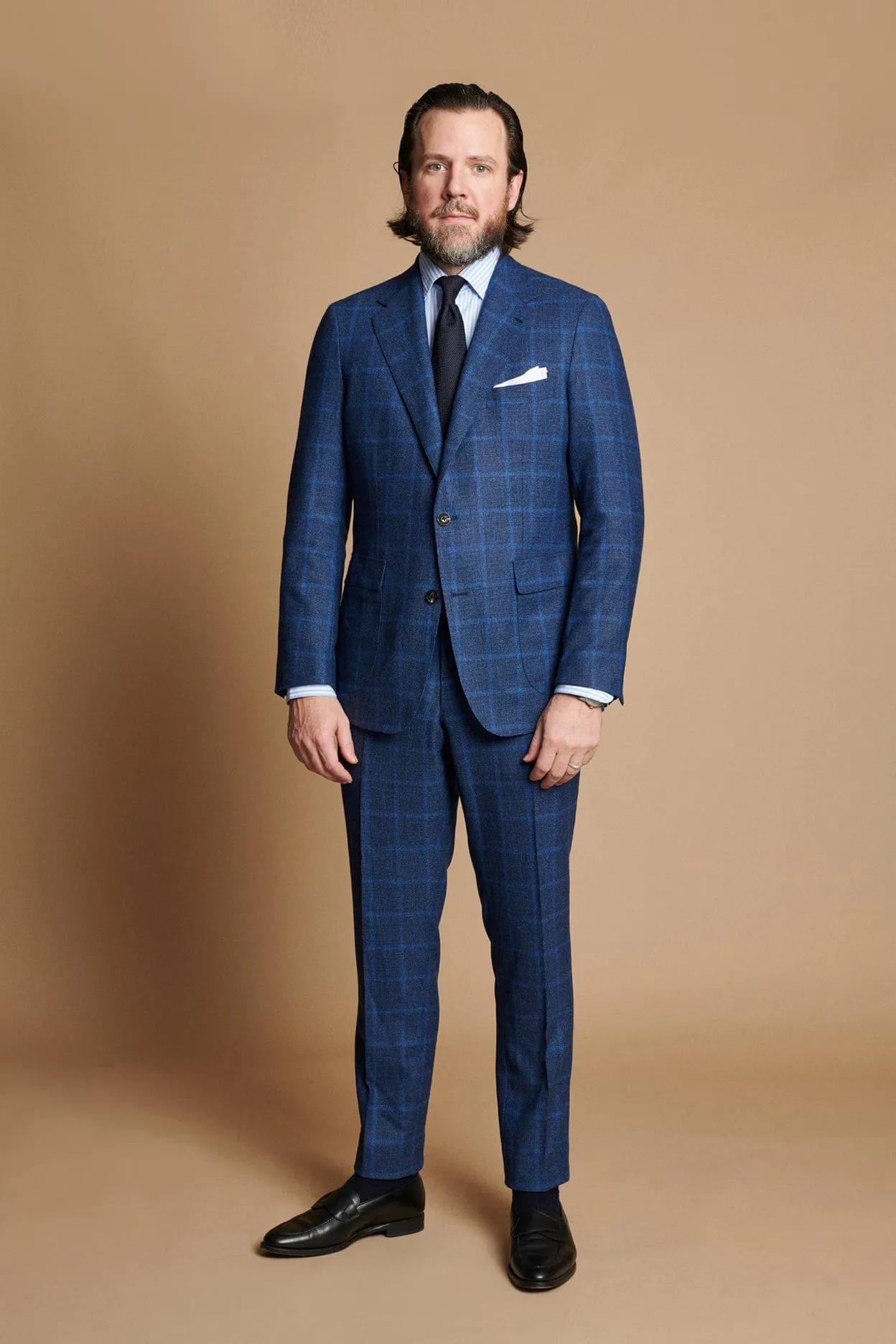 4-Season Textured Super 130s Suit