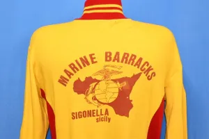 70s Marine Barracks Sigonella Italy Track Jacket Medium