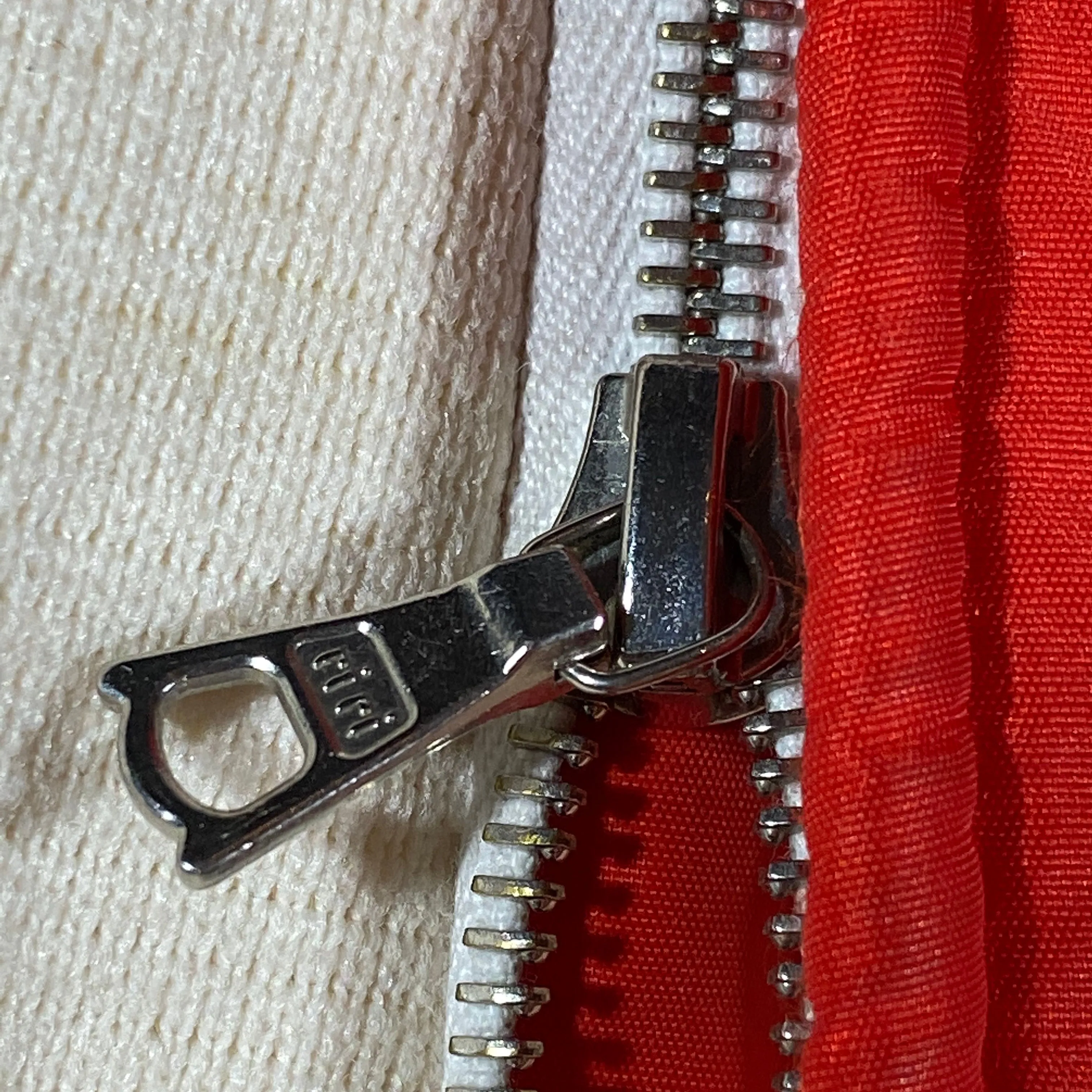 70s Ski jacket. riri zippers. Small