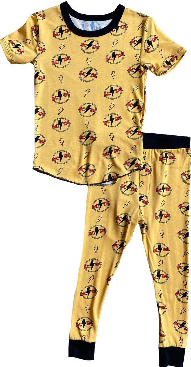 AC/DC Short Sleeve Base Layer Set