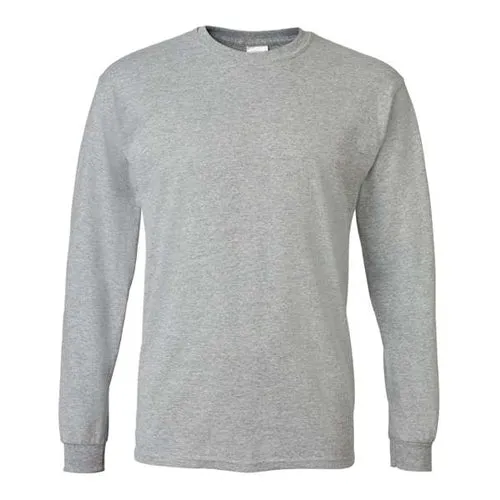 Adult Light Weight Long Sleeve Crew Tee
