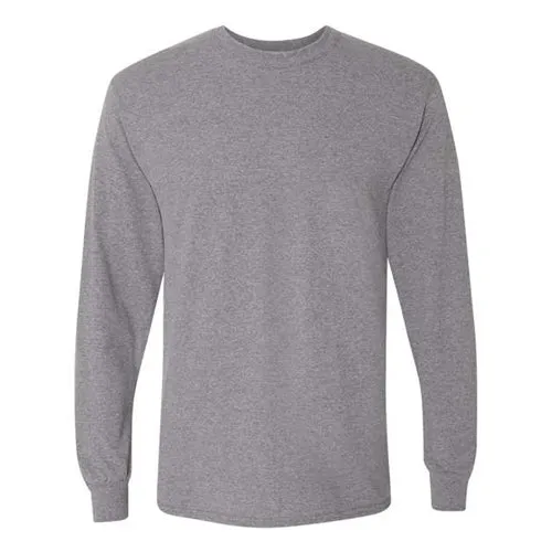 Adult Light Weight Long Sleeve Crew Tee