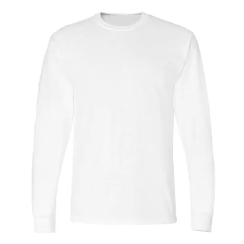 Adult Light Weight Long Sleeve Crew Tee