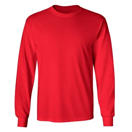 Adult Light Weight Long Sleeve Crew Tee