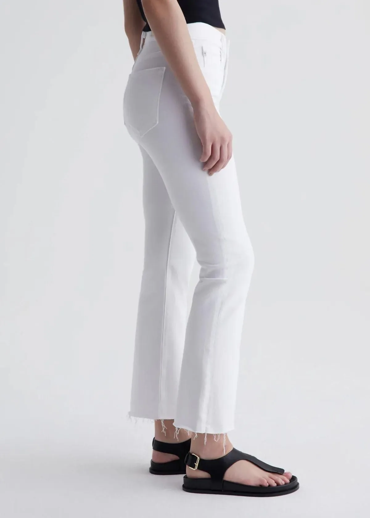 AG Farrah Boot Crop Jean - Modern White