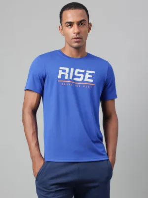 Alcis Men's Printed Scuba Anti-Static Drytech  Slim-Fit Training Tee