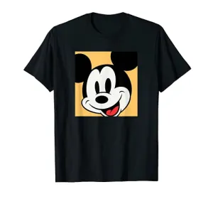 Amazon Essentials Mens Disney Mickey Mouse Comic Black T-Shirt