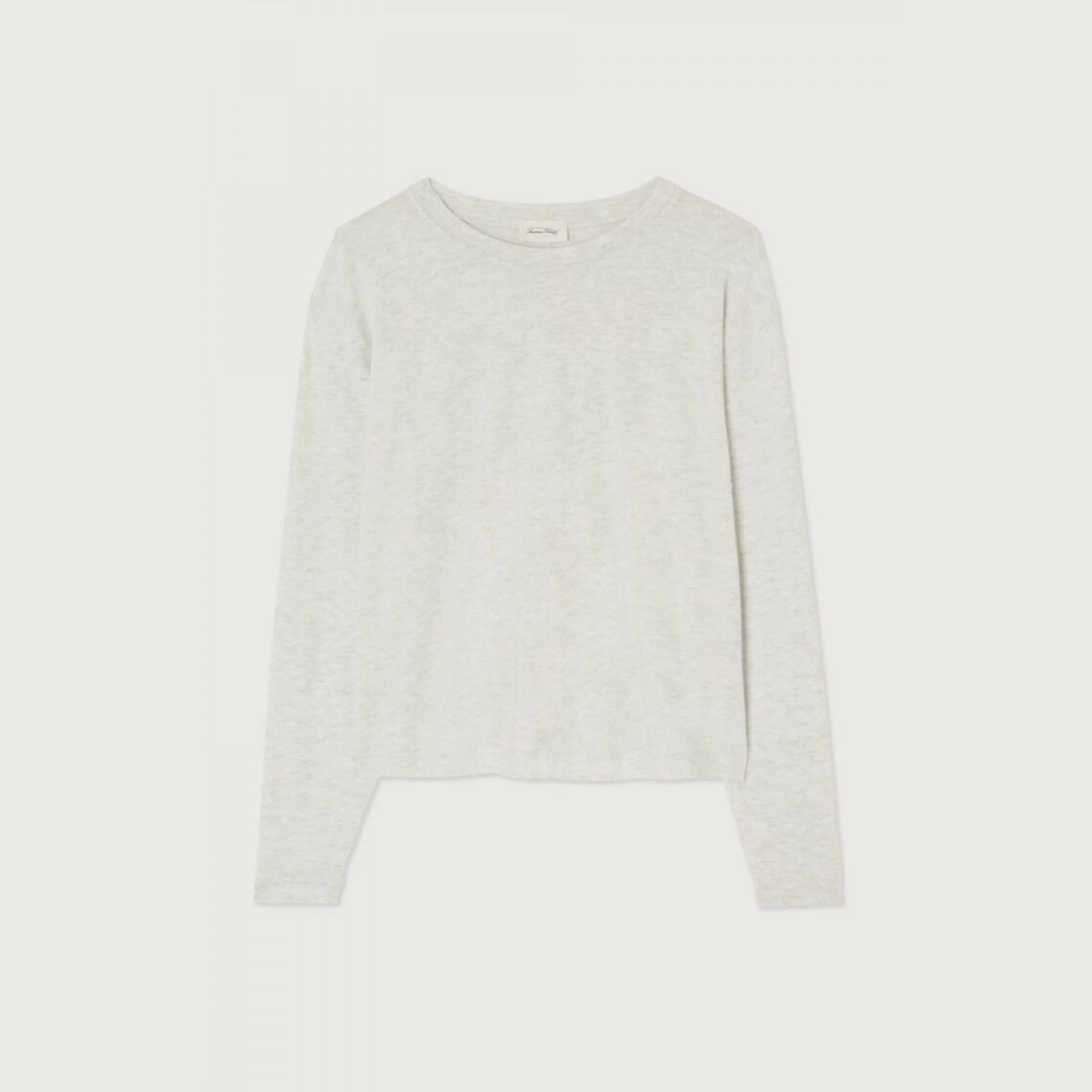 American Vintage Women's T-Shirt Ypawood in Heather Grey