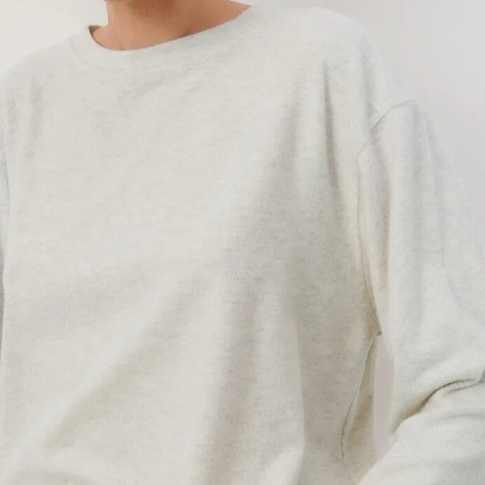 American Vintage Women's T-Shirt Ypawood in Heather Grey
