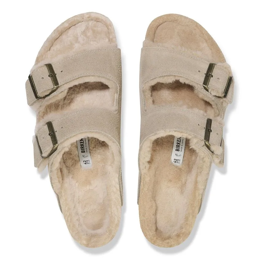 Arizona Shearling | Suede | Taupe