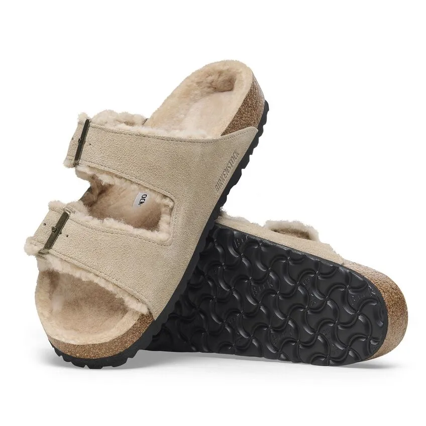 Arizona Shearling | Suede | Taupe