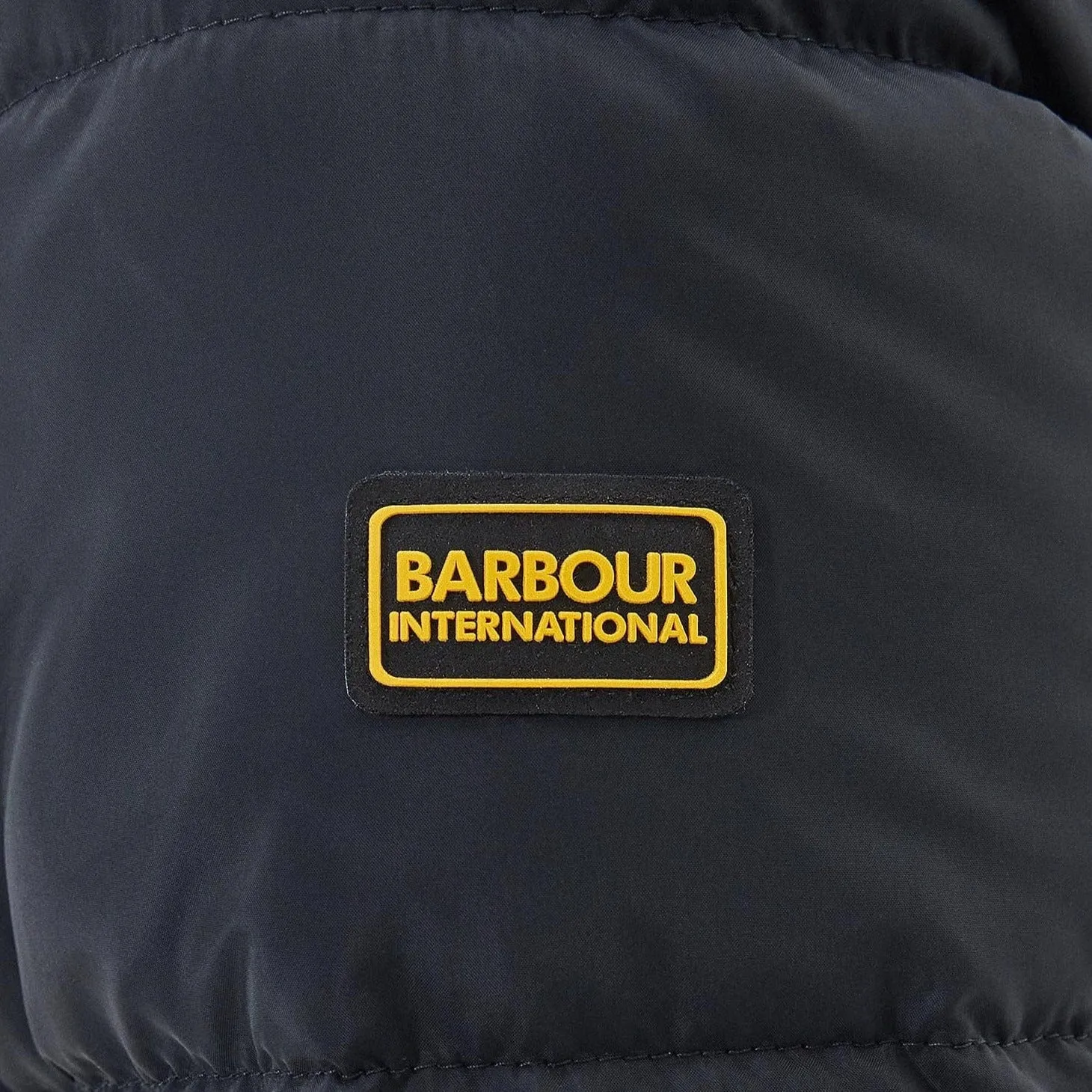 Babour International Boston Longline Quilted Jacket in Black
