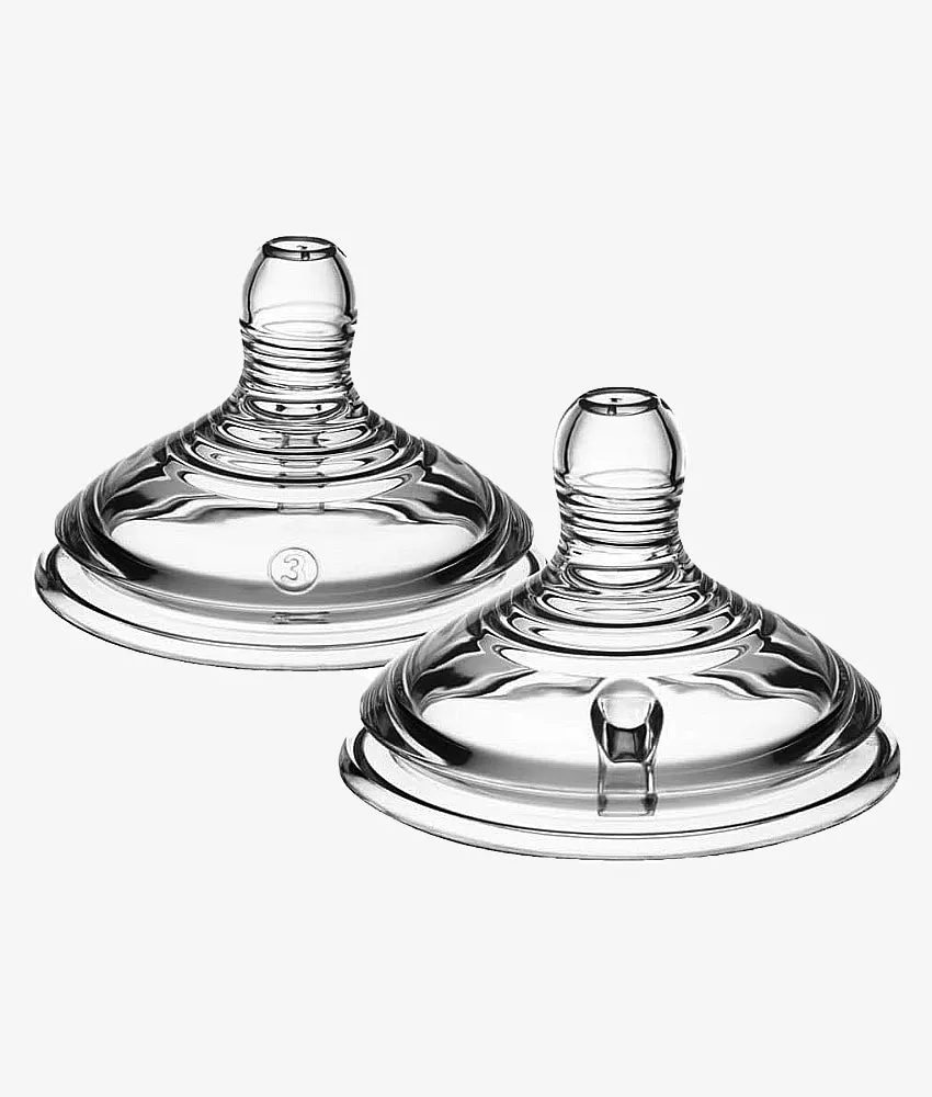 Baby Bottle Teats - Tommee Tippee  Closer To Nature  3m