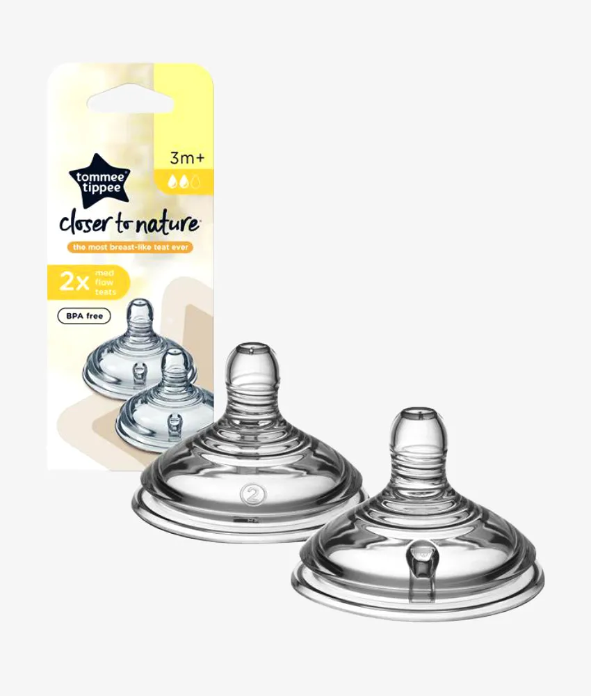 Baby Bottle Teats - Tommee Tippee  Closer To Nature  3m