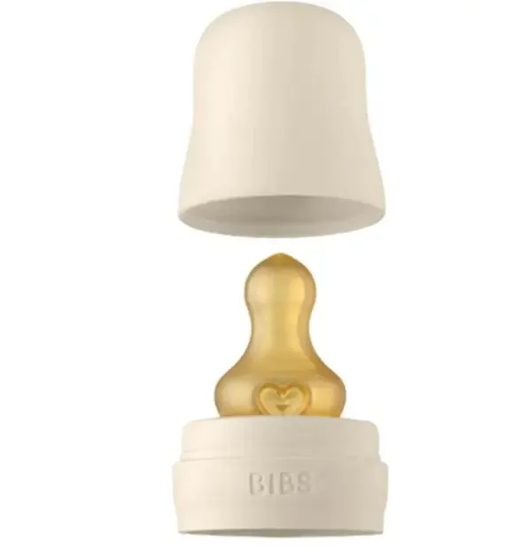 Baby Glass Bottle Complete Set - Ivory