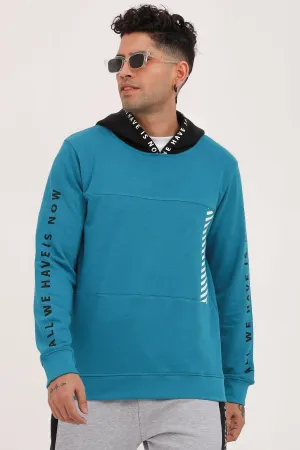 Bay Blue Graphic Hoodie - W22 - MH0054R