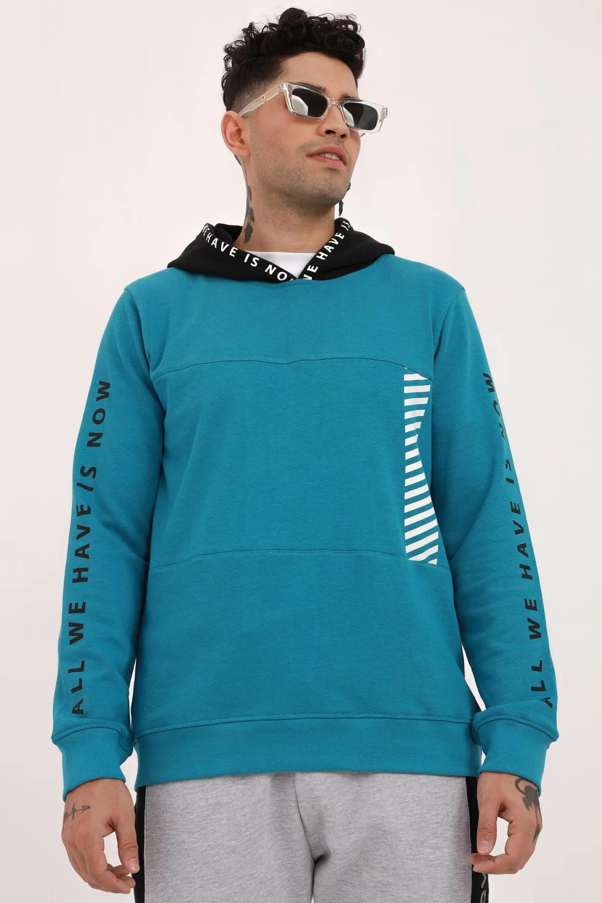 Bay Blue Graphic Hoodie - W22 - MH0054R