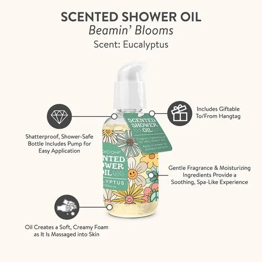 Beamin' Blooms Scented Shower Oil