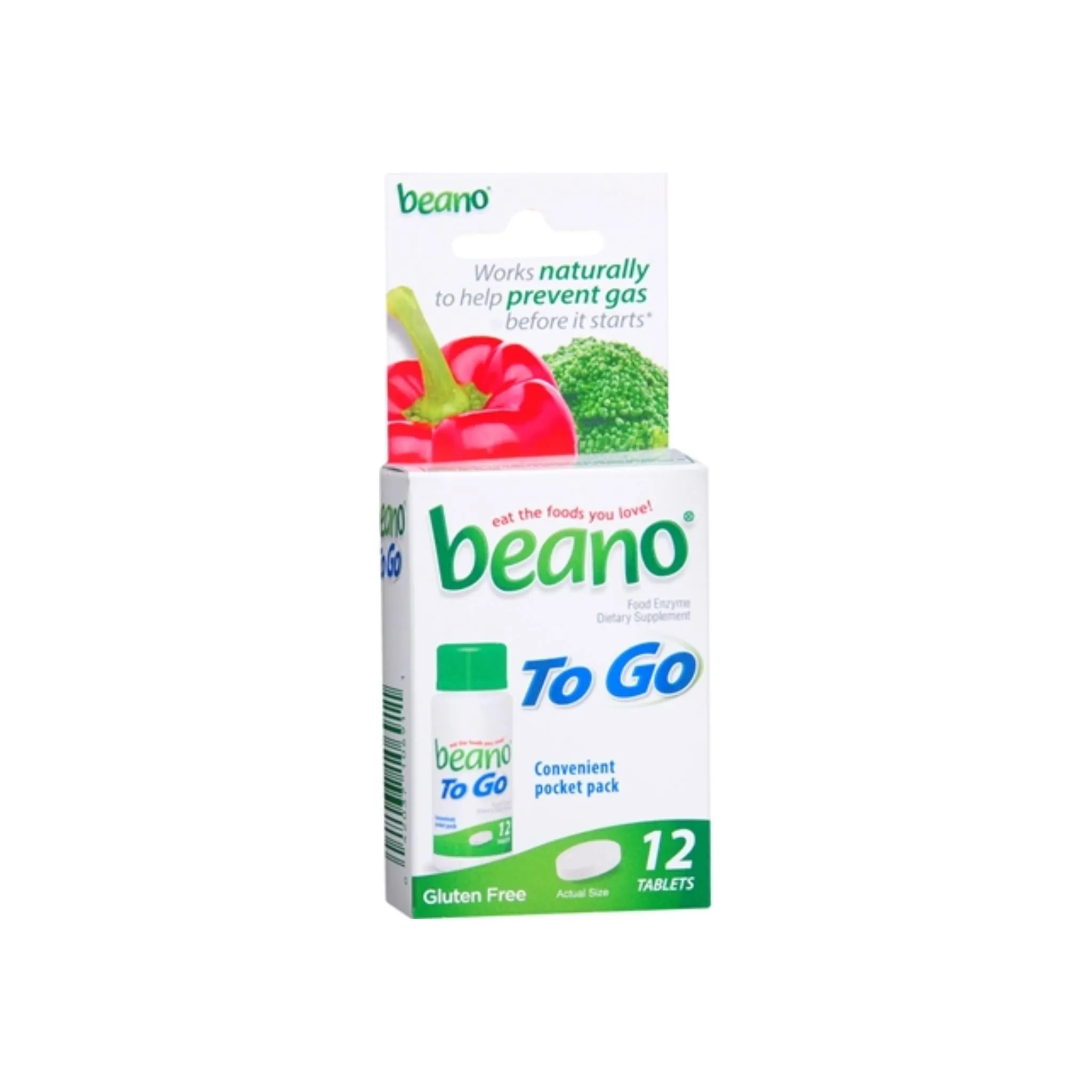 Beano To Go Tablets 12 Tablets