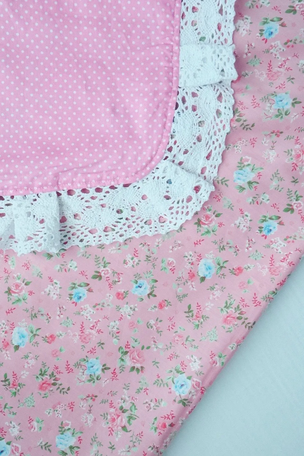 Bespoke Baby Blanket - Nicki in Pink - Large
