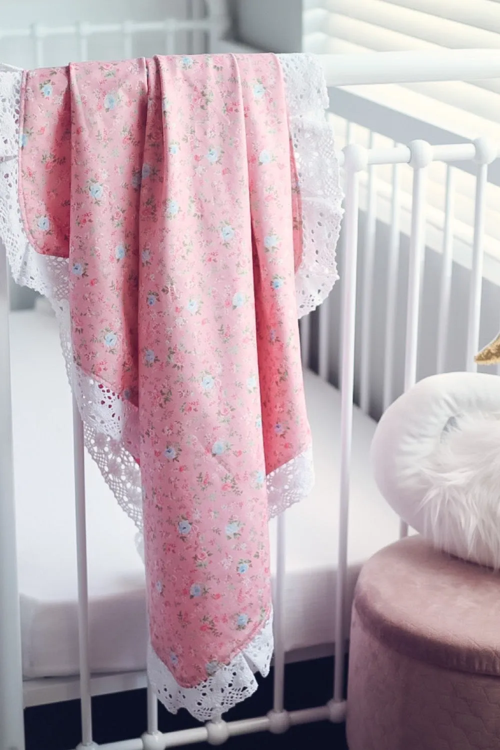 Bespoke Baby Blanket - Nicki in Pink - Large