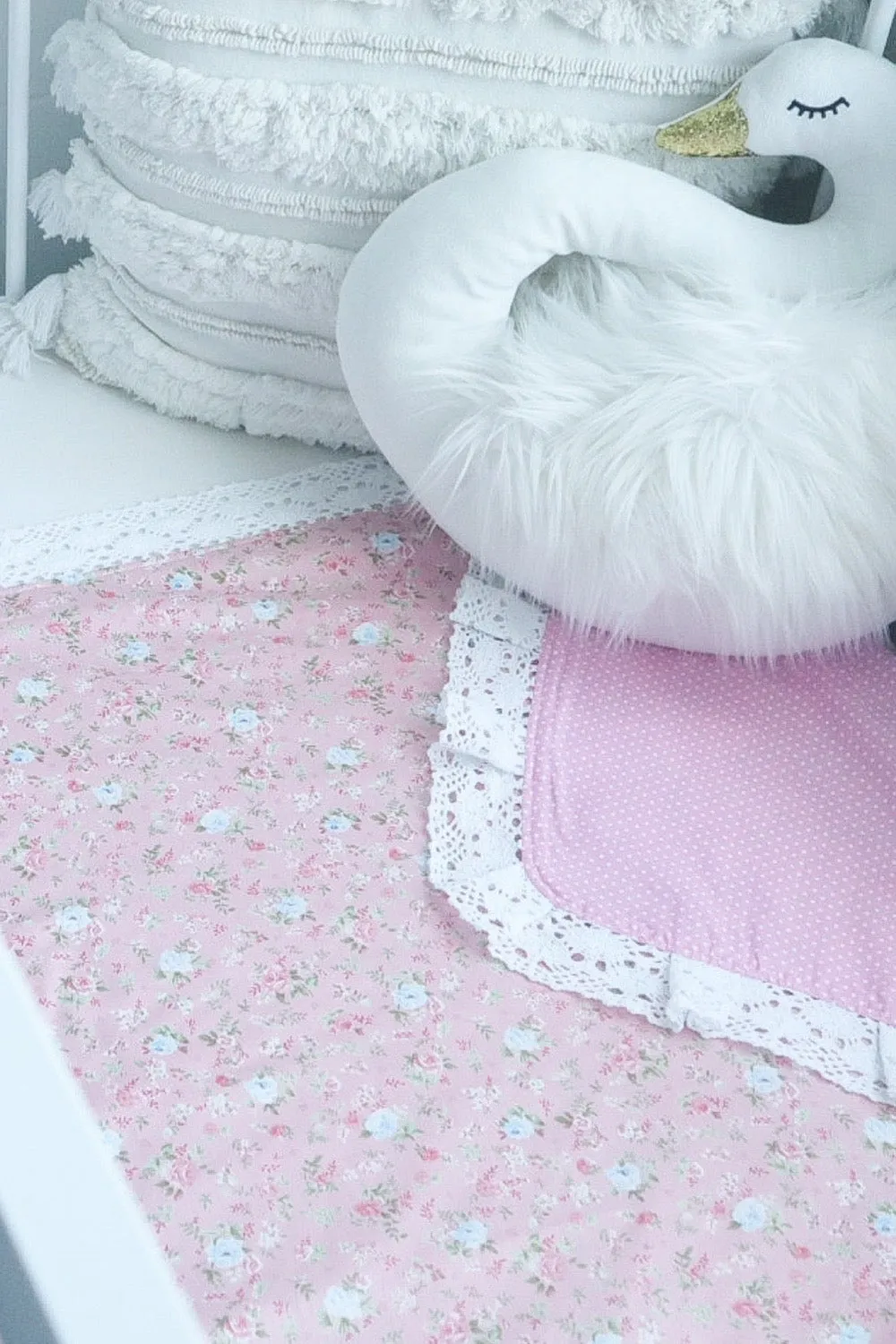 Bespoke Baby Blanket - Nicki in Pink - Large