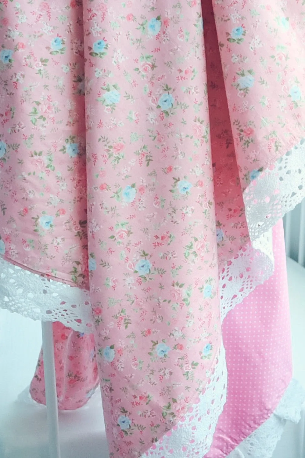 Bespoke Baby Blanket - Nicki in Pink - Large
