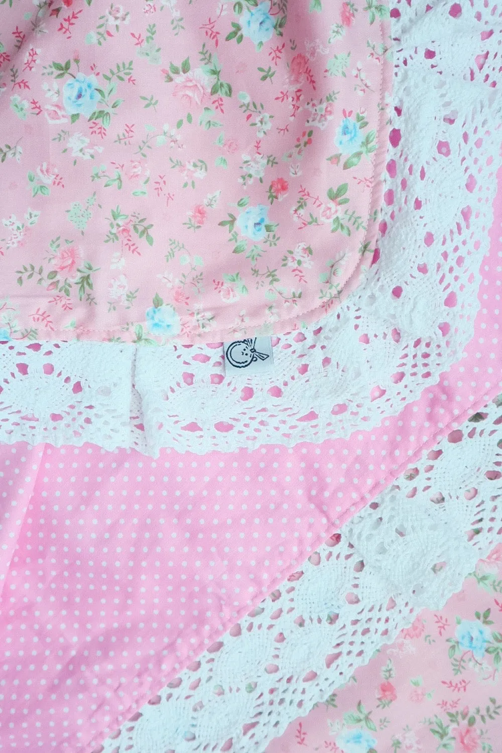 Bespoke Baby Blanket - Nicki in Pink - Large