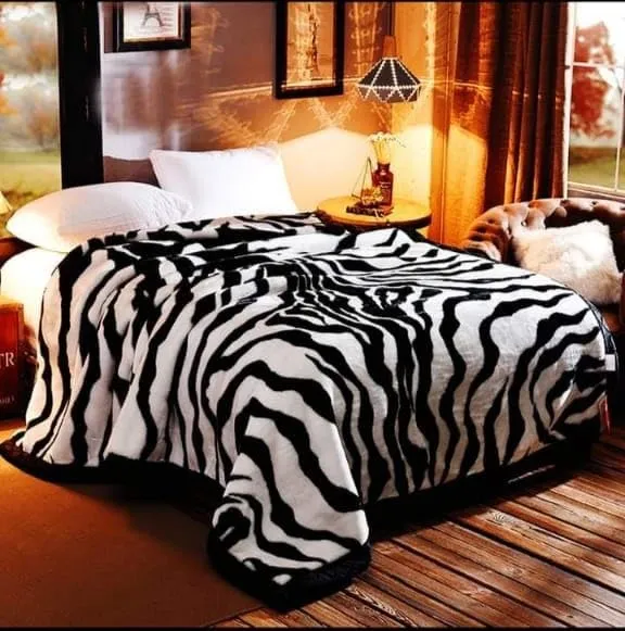 Bezzilish Home Ultra Soft Pure Luxurious Embossed Very Warm Korean Single Bed Blanket for Winter, Special for Diwali, Marriage & Gift Purpose with Bag Packing Color#6