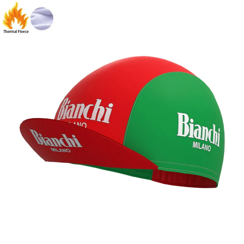 Bianchi Green red Retro Cycling Cap