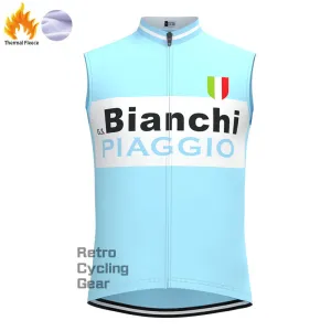 Bianchi Piaggio Fleece Retro Cycling Vest